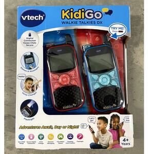 VTech KidiGo Walkie Talkies DX for Kids Ages 4 Years and up